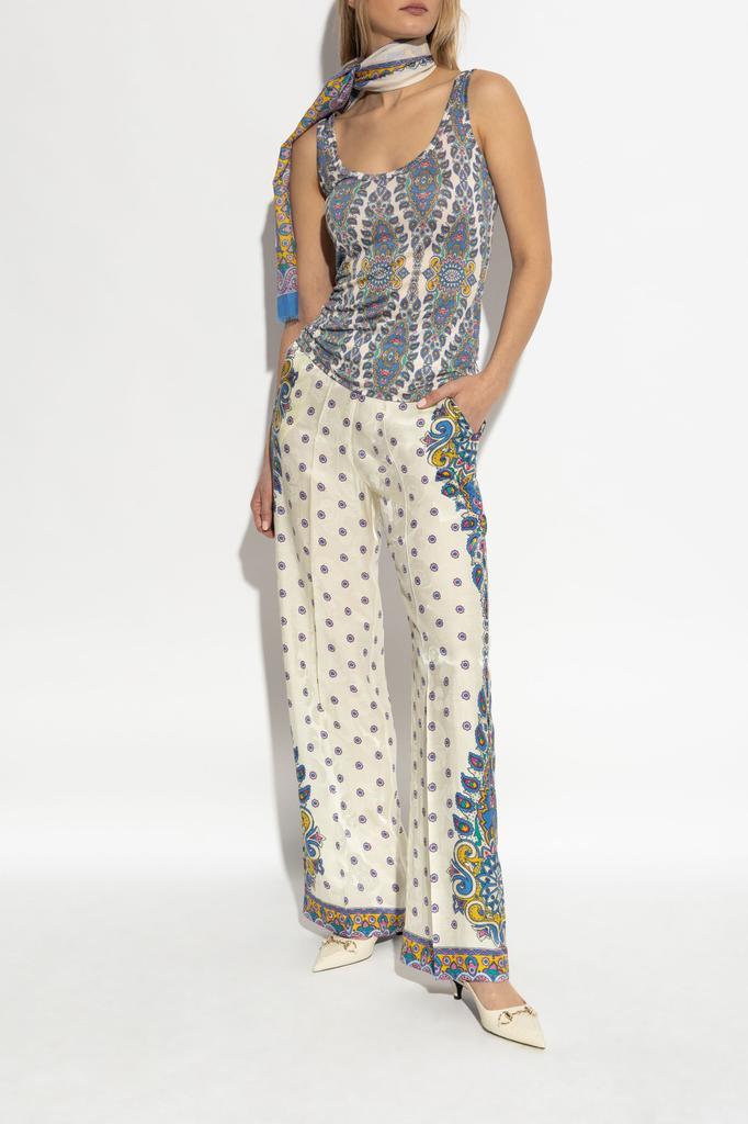 ETRO Trousers with decorative pattern