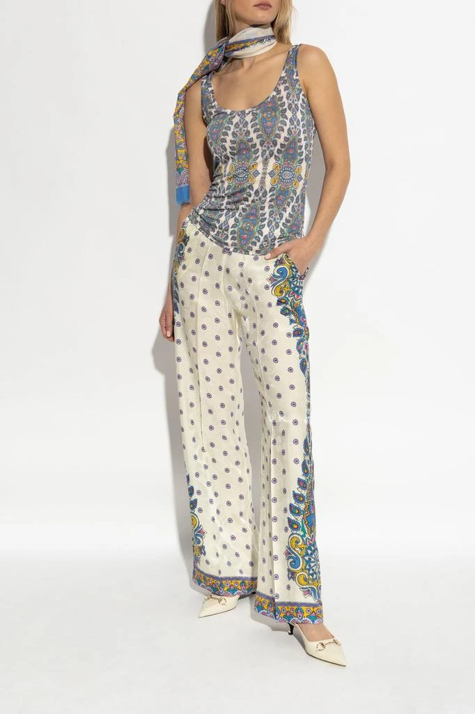 ETRO Trousers with decorative pattern 2