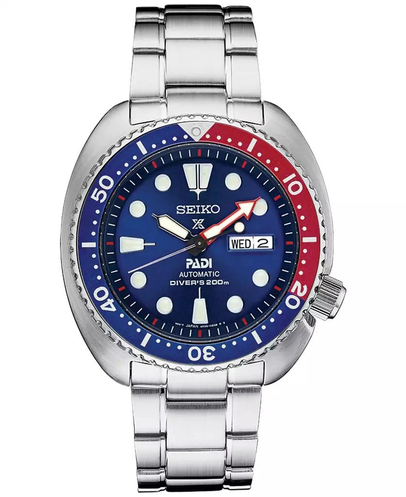 Seiko Men's Automatic Prospex Diver Stainless Steel Bracelet Watch 45mm 1