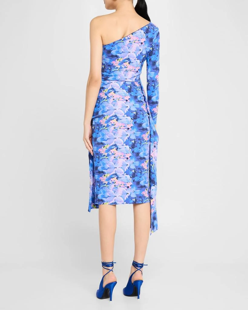 Chiara Boni Visa Draped One-Shoulder Dress 3