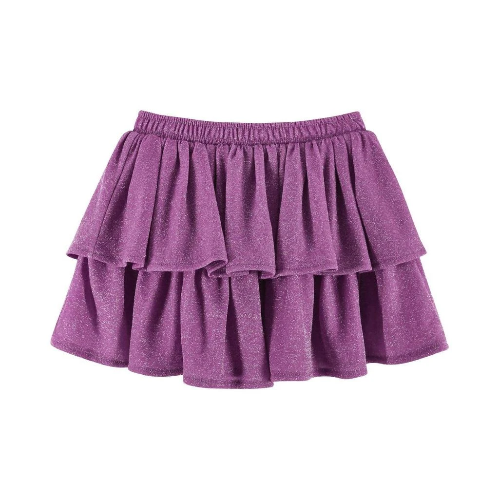 Andy & Evan Andy & Evan - Bows Graphic Top & Glitter Skirt Set 7