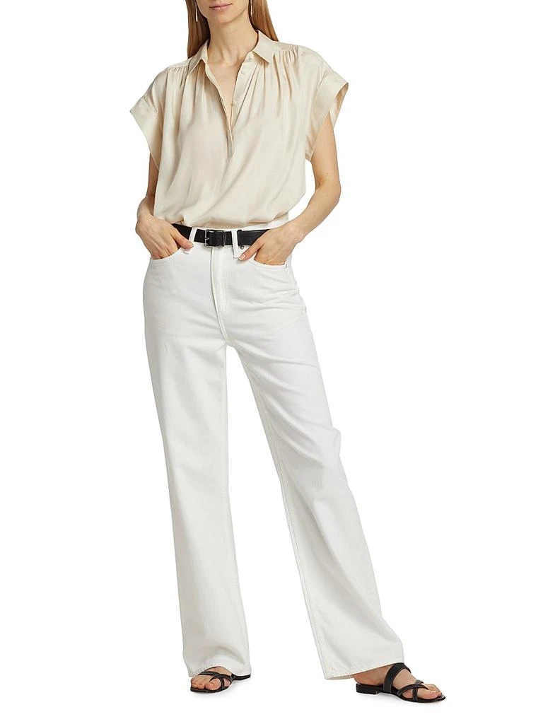 Rag & Bone Featherweight Logan Mid-Rise Wide-Leg Jeans 2