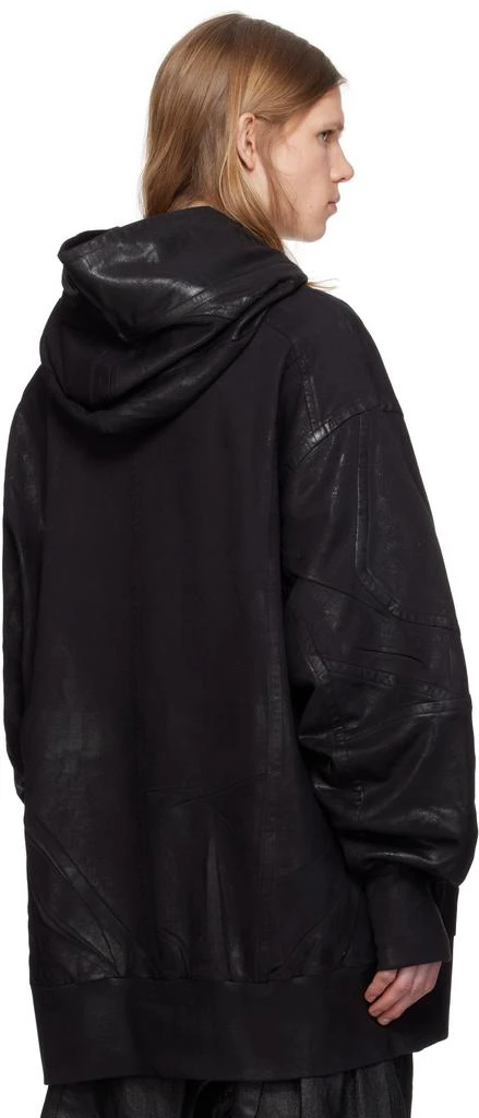 Julius Black Coated Ilium Hoodie 3