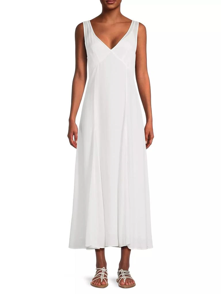 Rue Sophie Lisa Chiffon V-Neck Maxi Dress 3