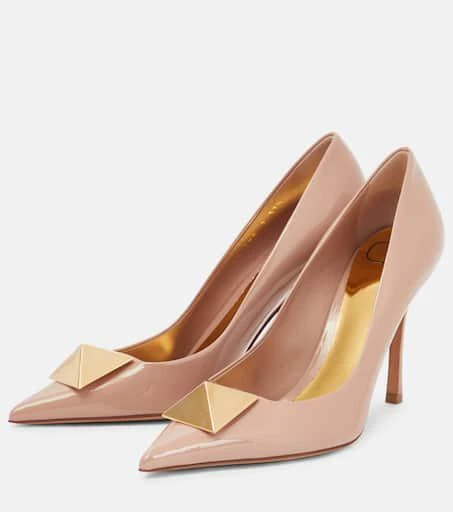 Valentino One Stud patent leather pumps 5