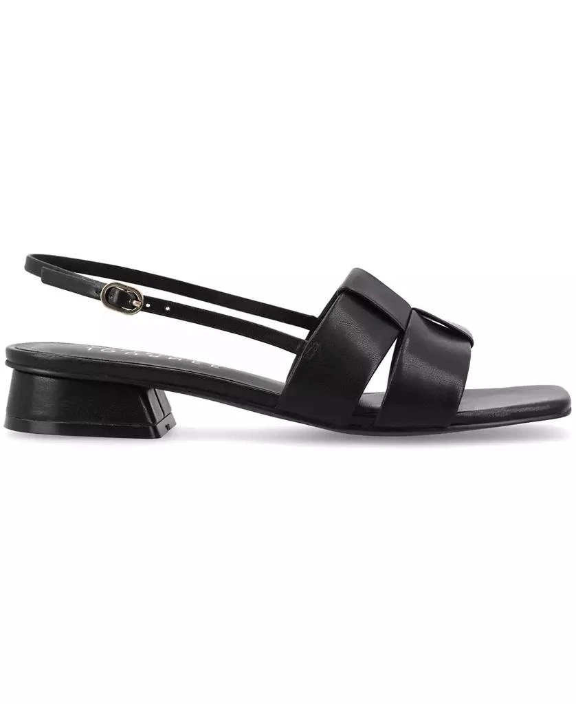 Journee Collection Women's Tabatha Block Heel Slingback Flat Sandals 2