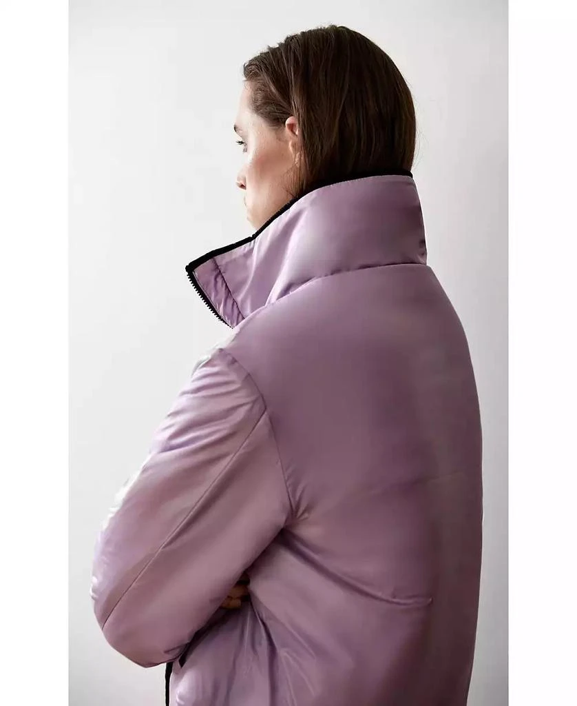 CAALO Women
s Reversible Cropped Coat 5