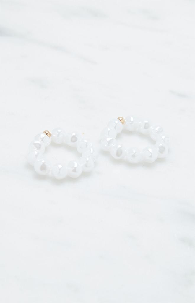 LA Hearts 2 Pack Pearl Rings