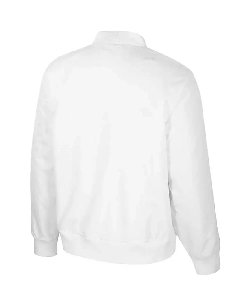 Colosseum Men's UCF Knights White Rabbit Full-Zip Bomber Jacket 3