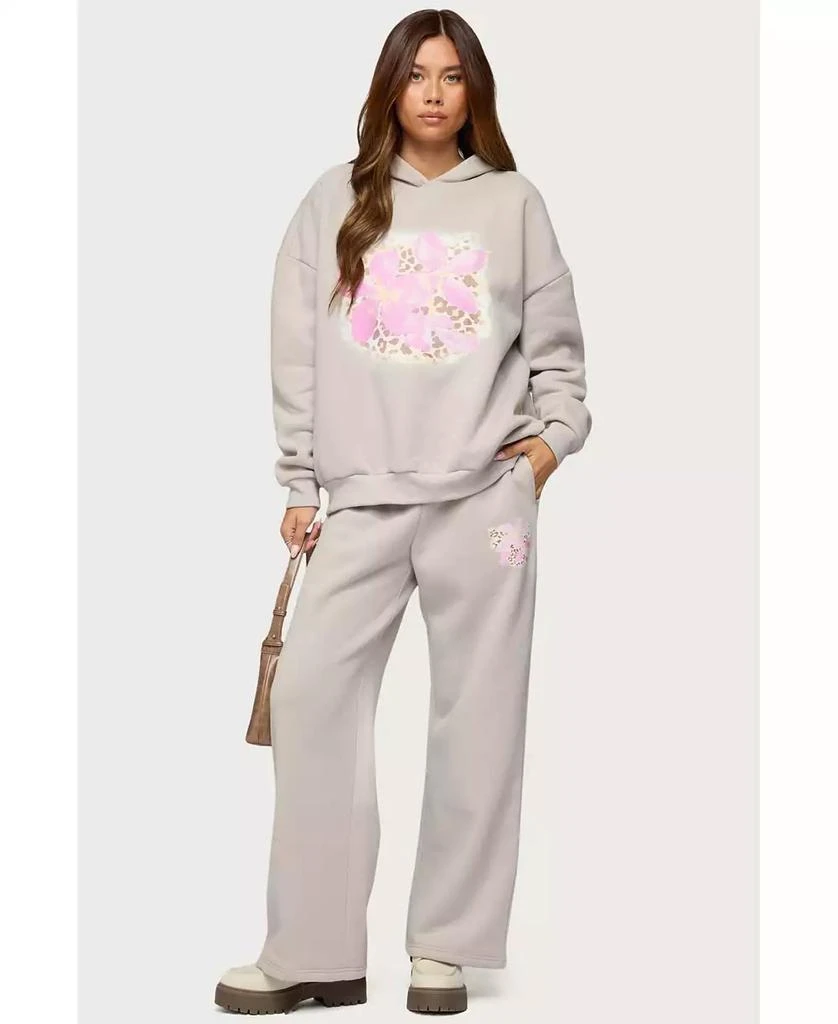 Edikted Womens Wild Petal Sweatpants 5