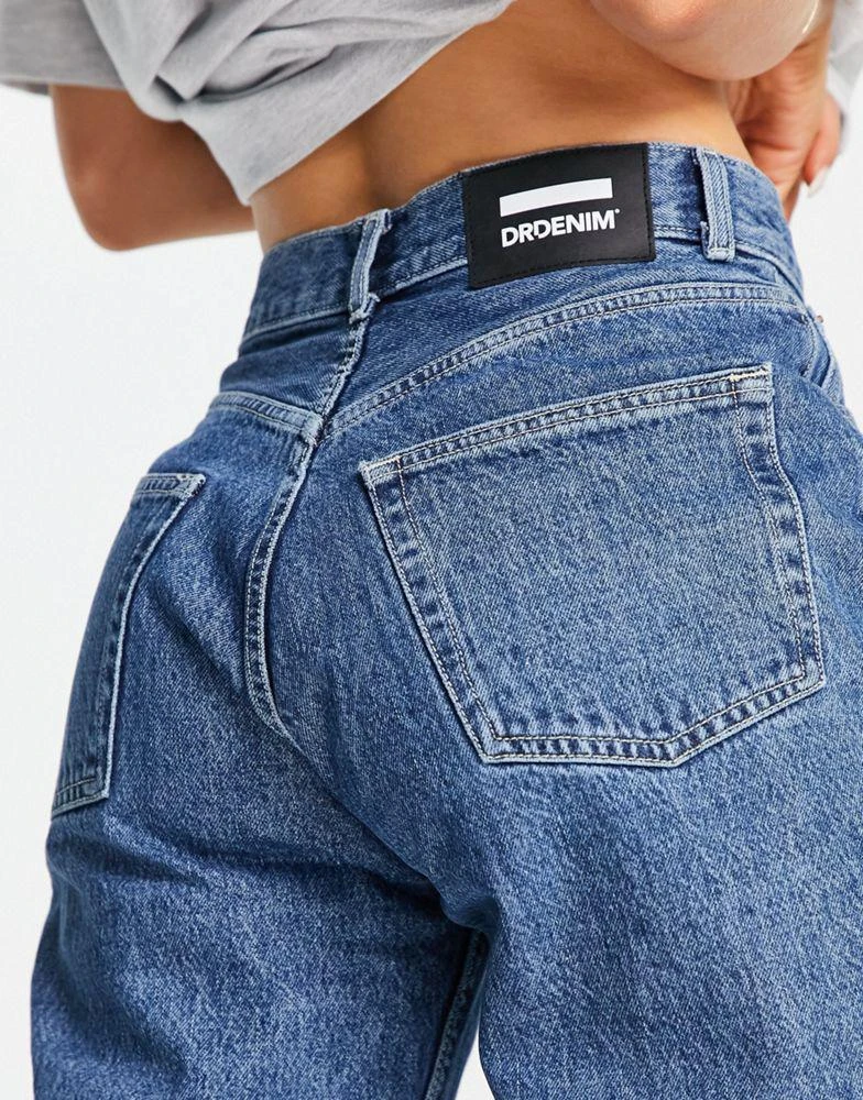 Dr Denim Dr Denim Beth dad jeans in dark wash blue 4