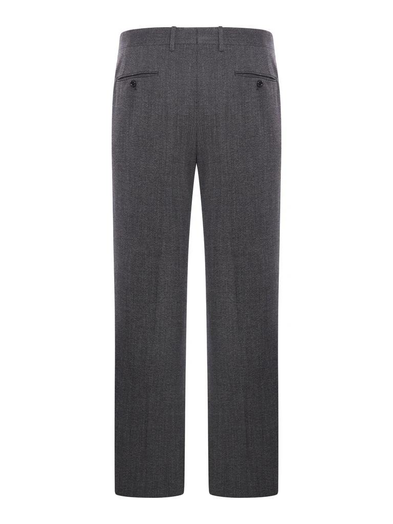 LARDINI DOUBLE BREASTED WOOL BLEND SUIT 4