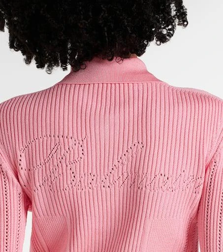Balmain Ribbed-knit cardigan 5