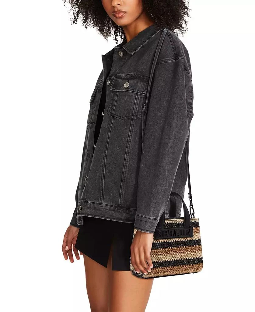 Steve Madden Bflores Raffia Mini Tote 7