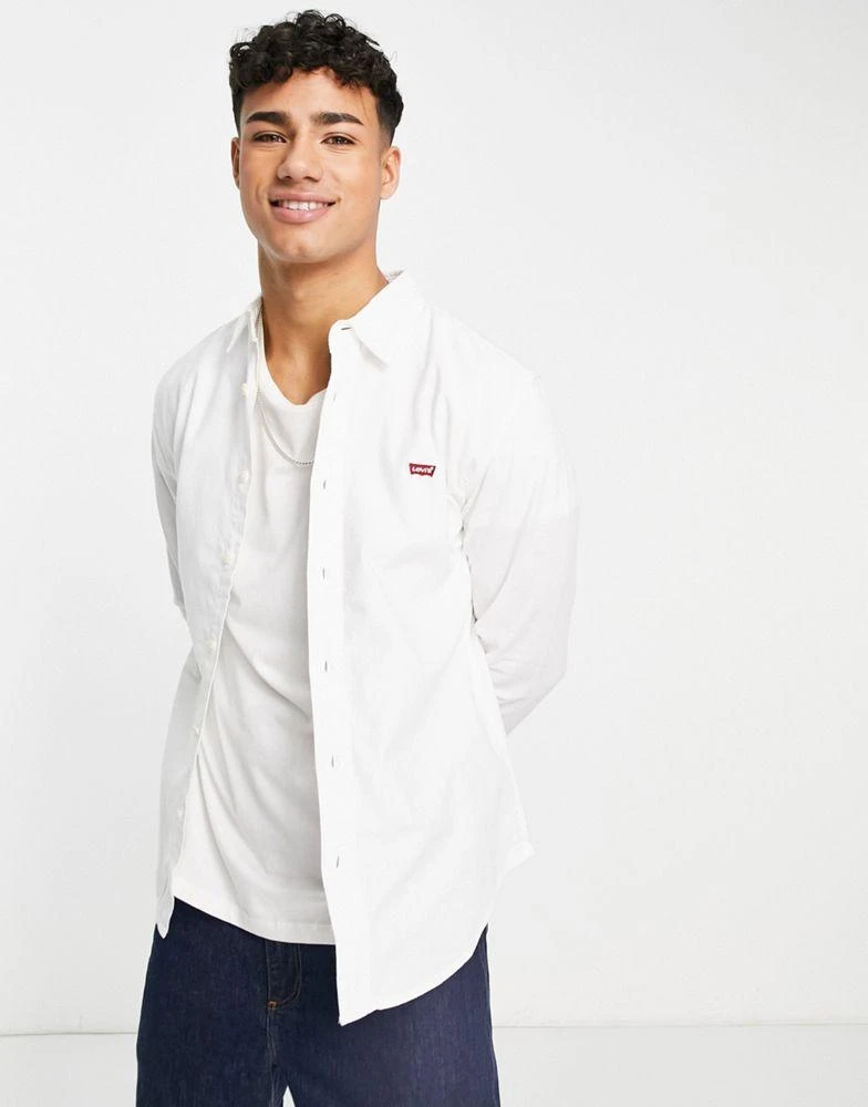 Levi's Levi's oxford shirt with small logo in white 1