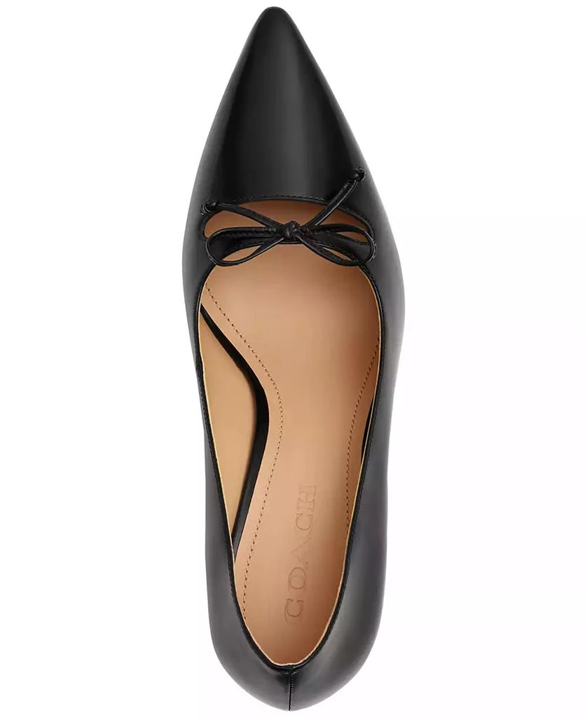 Coach Runway Leather Pointed-Toe High-Heel Pumps 4