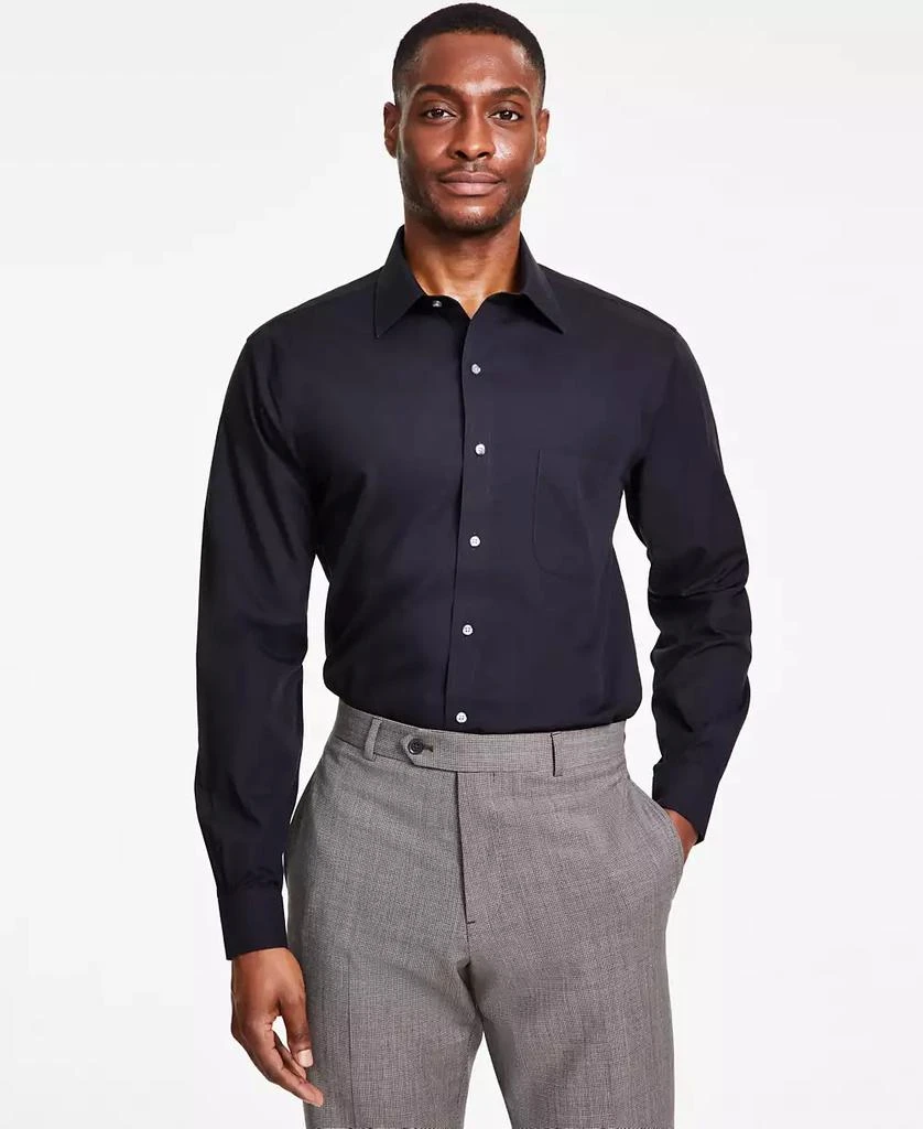 Brooks Brothers Men's Regular-Fit Solid Dress Shirt 1