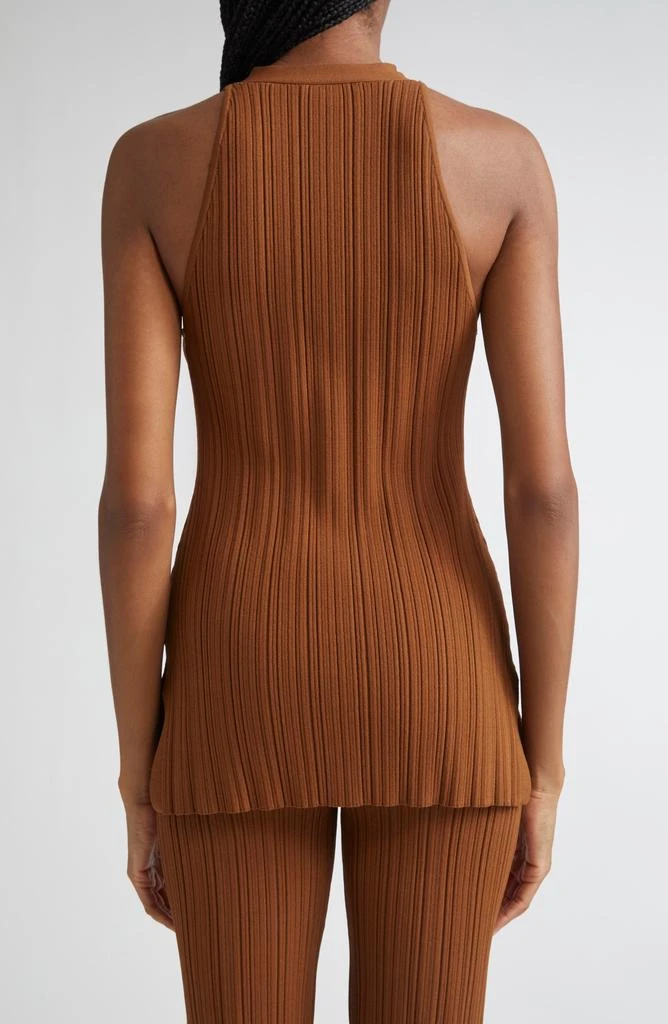 VERONICA BEARD Dax Variegate Rib Sweater Vest 3