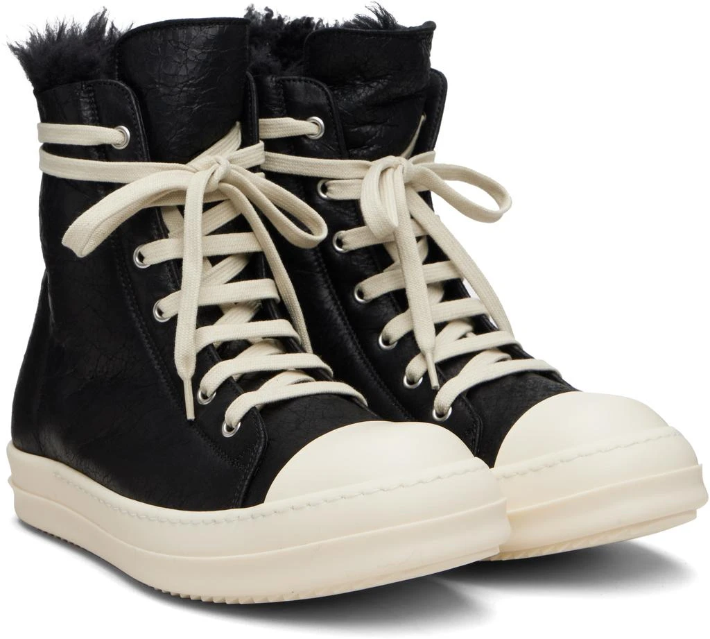 Rick Owens Black Concordians Sneakers 4