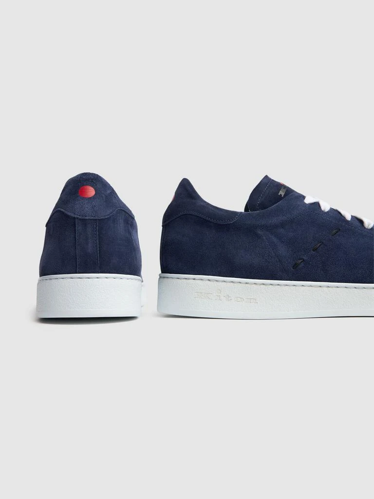 KITON Suede Low Top Sneakers 4