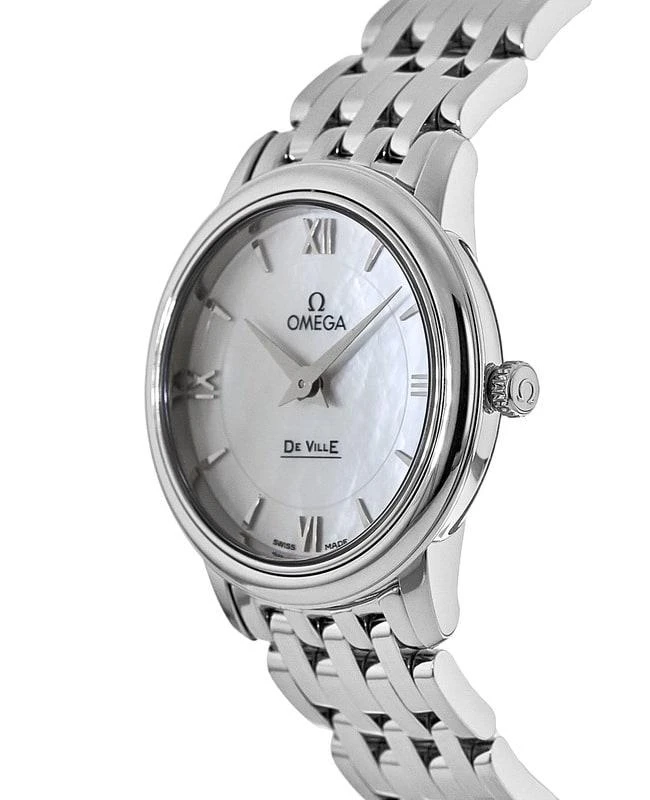 Omega Omega De Ville Quartz 27.4mm Mother of Pearl Dial Steel Women's Watch 424.10.27.60.05.001 3