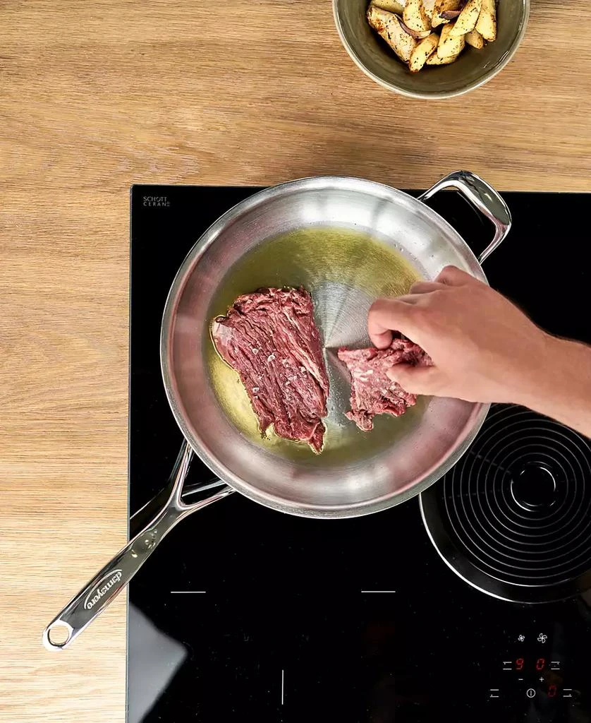 Demeyere Atlantis Proline 12.6" Stainless Steel Fry Pan 3