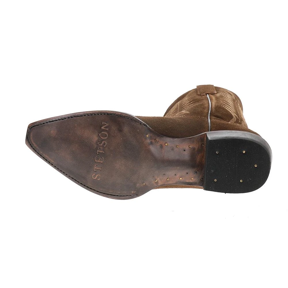 STETSON Parker Embroidered Snip Toe Cowboy Boots 5