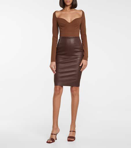Zeynep Arçay Stretch-knit bodysuit
