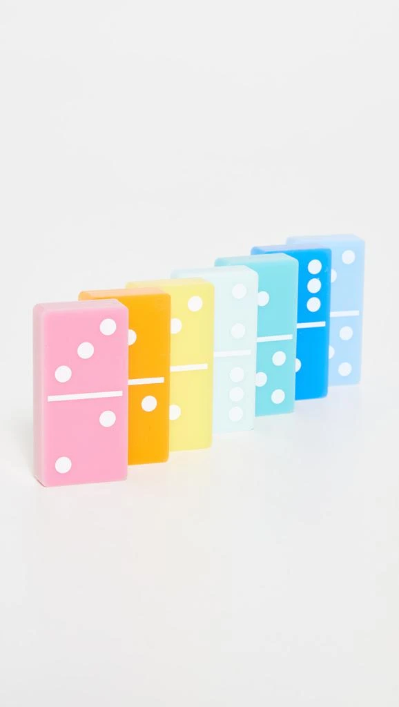 Tizo Design Tizo Lucite Multi Color Domino Set 2