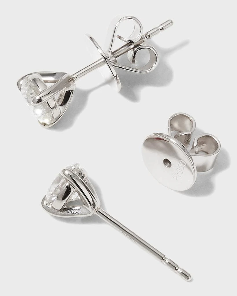 Memoire Platinum Diamond Stud Earrings, 1 tcw 4