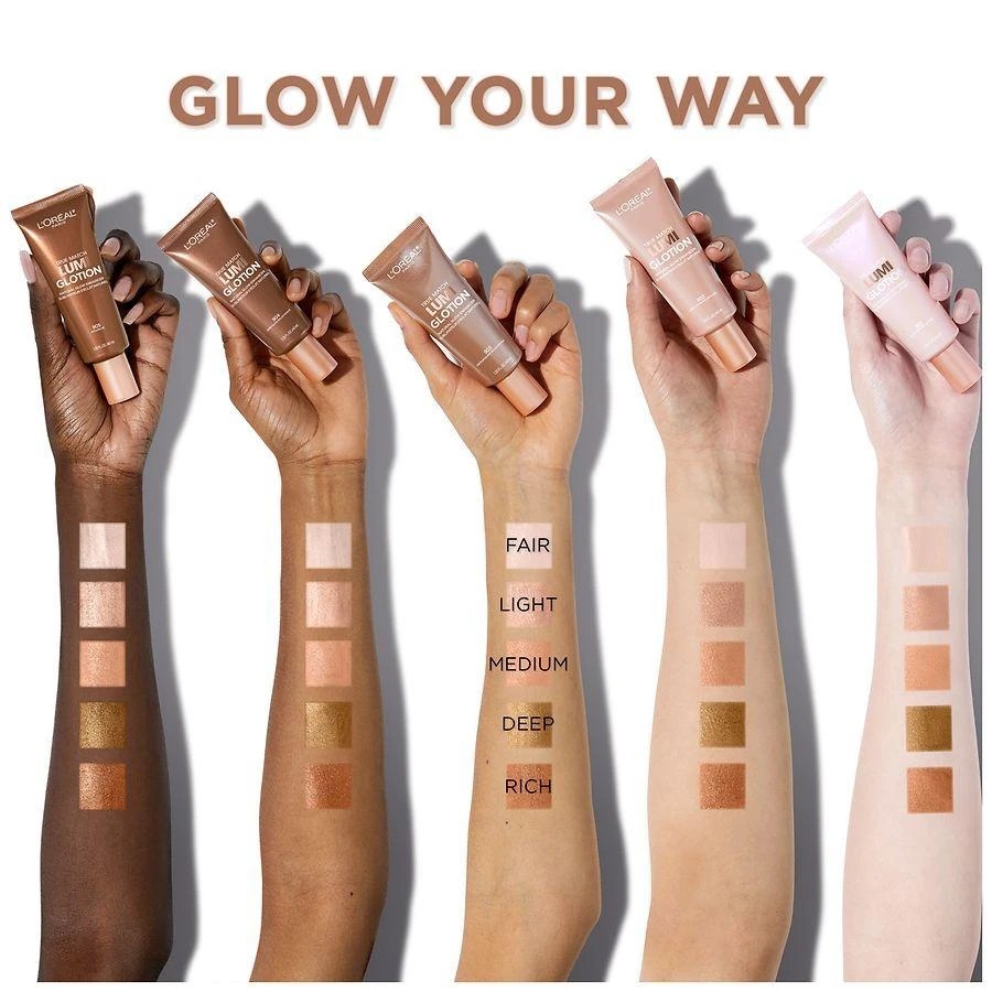L'Oreal Paris Glotion, Natural Glow Enhancer, Illuminator Highlighter Bronzing Drops 6