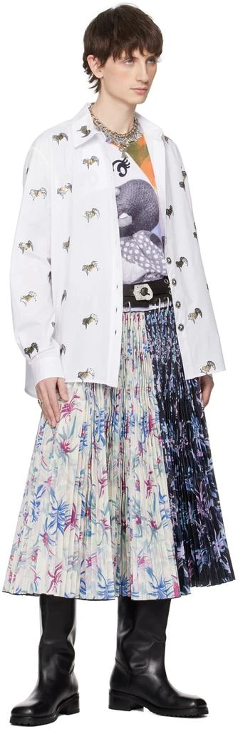 CHOPOVA LOWENA Multicolor Bunny Collage T-Shirt 5