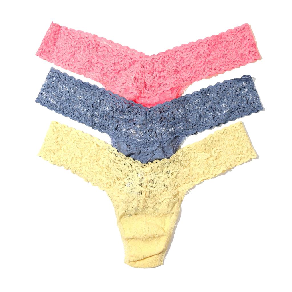 Hanky Panky Signature Lace Low Rise Thong 3-Pack