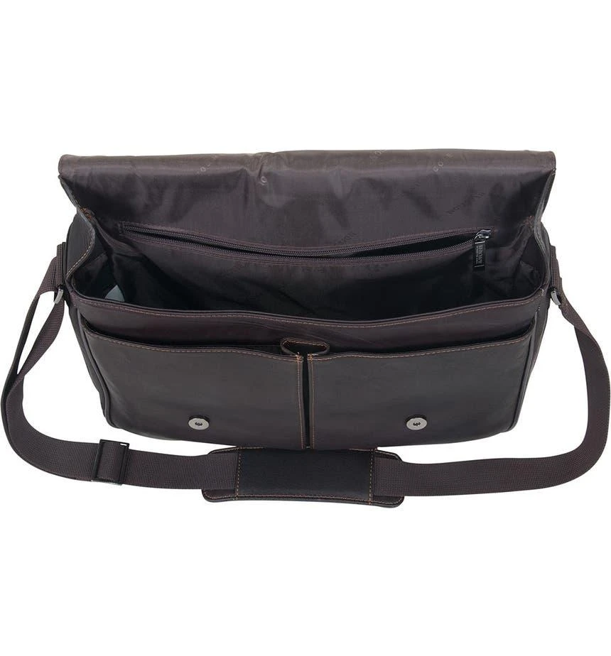 Kenneth Cole Colombian Leather Crossbody Laptop Case & Tablet Messenger Bag 6