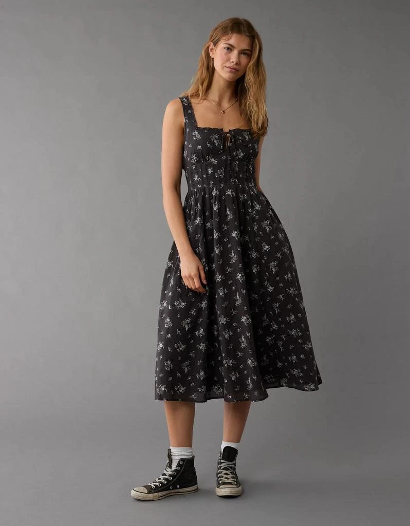 AE AE Corset Floral Midi Dress 1