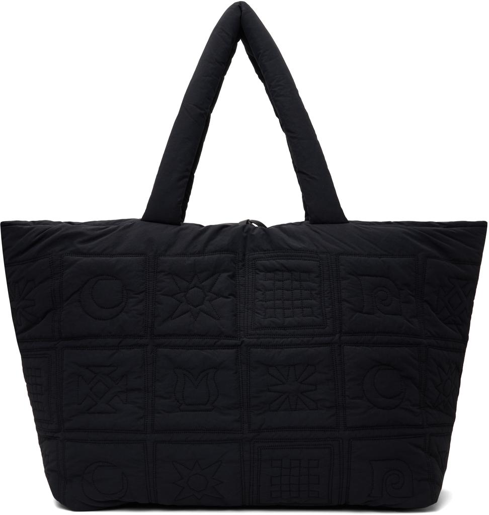 Nanushka Black Symbol Tote