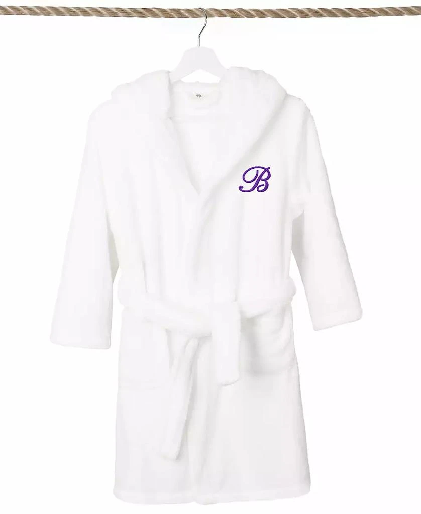 Linum Home Textiles Personalized Kids Super Plush Hooded Bathrobe 2