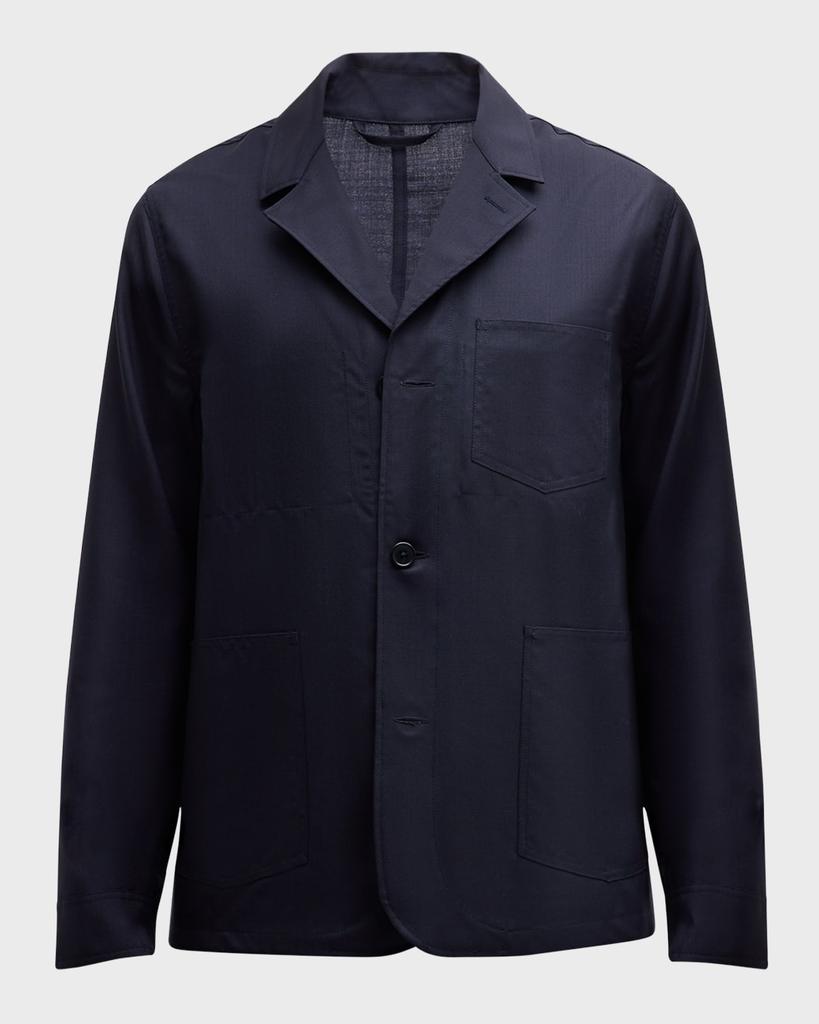 Officine Generale Men's Sycamore Fresco Wool Jacket