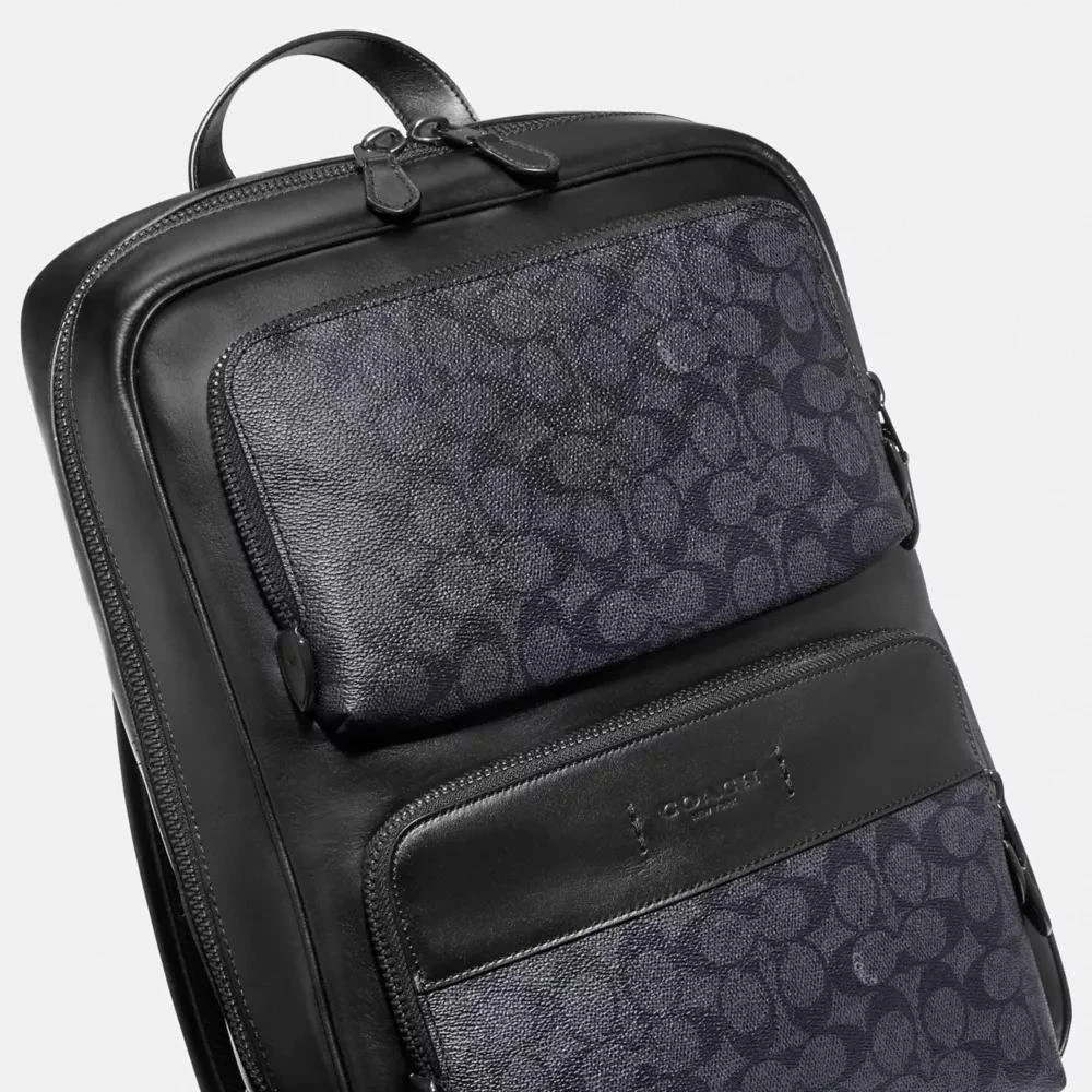 Coach Gotham Backpack In Signature Canvas 6