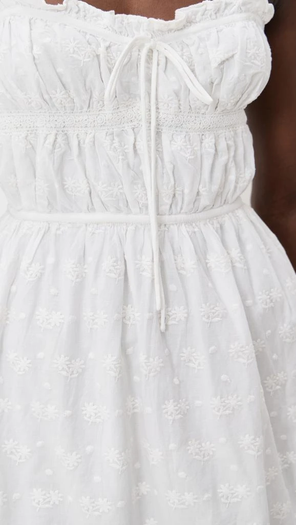 For Love & Lemons Edie Eyelet Slip Dress 6