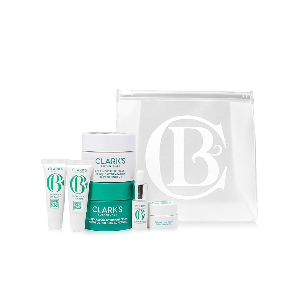 CLARK'S BOTANICALS CLARKS BOTANICALS Plump, Hydrate and Glow Skincare Set, 7 Piece