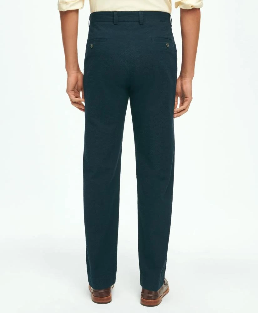 Brooks Brothers Regular Fit Cotton Seersucker Pants 3