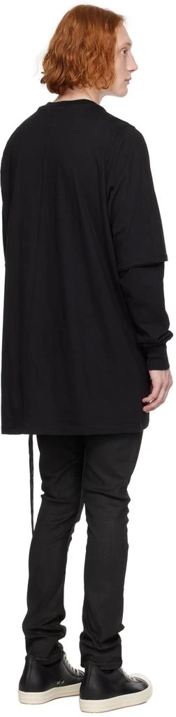 Rick Owens Black Porterville Hustler Long Sleeve T-Shirt 3