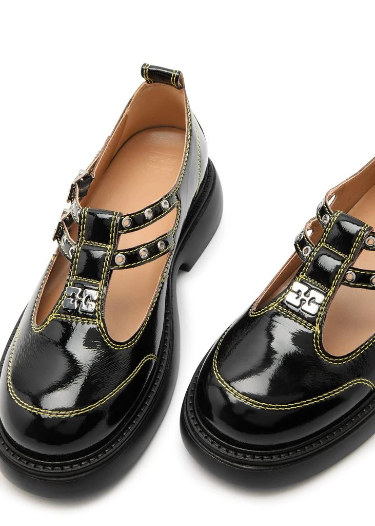 Ganni Mary Jane patent leather shoes 3