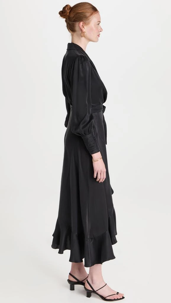 Zimmermann Silk Wrap Midi Dress 3
