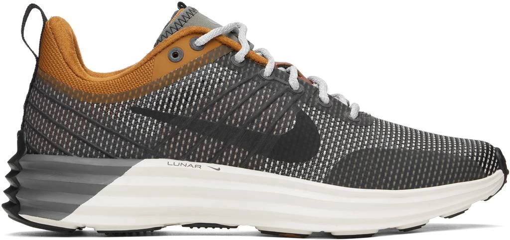NIKE Gray Lunar Roam SE Sneakers 1