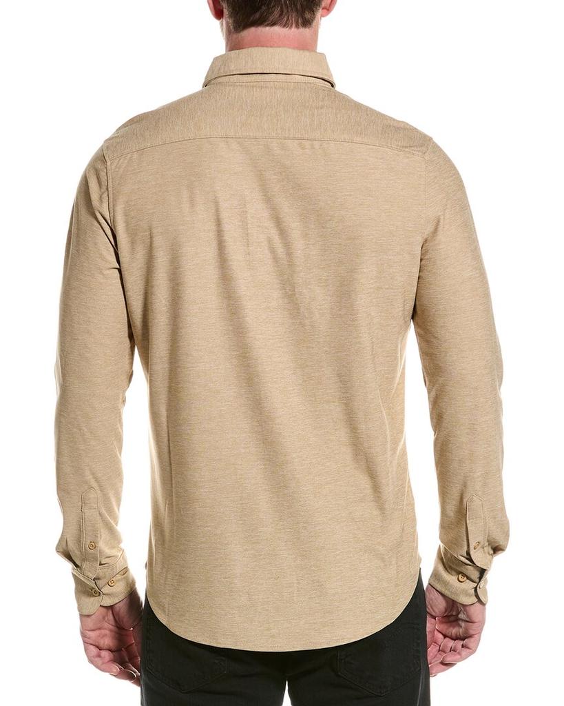 Report Pique Print Sport Shirt