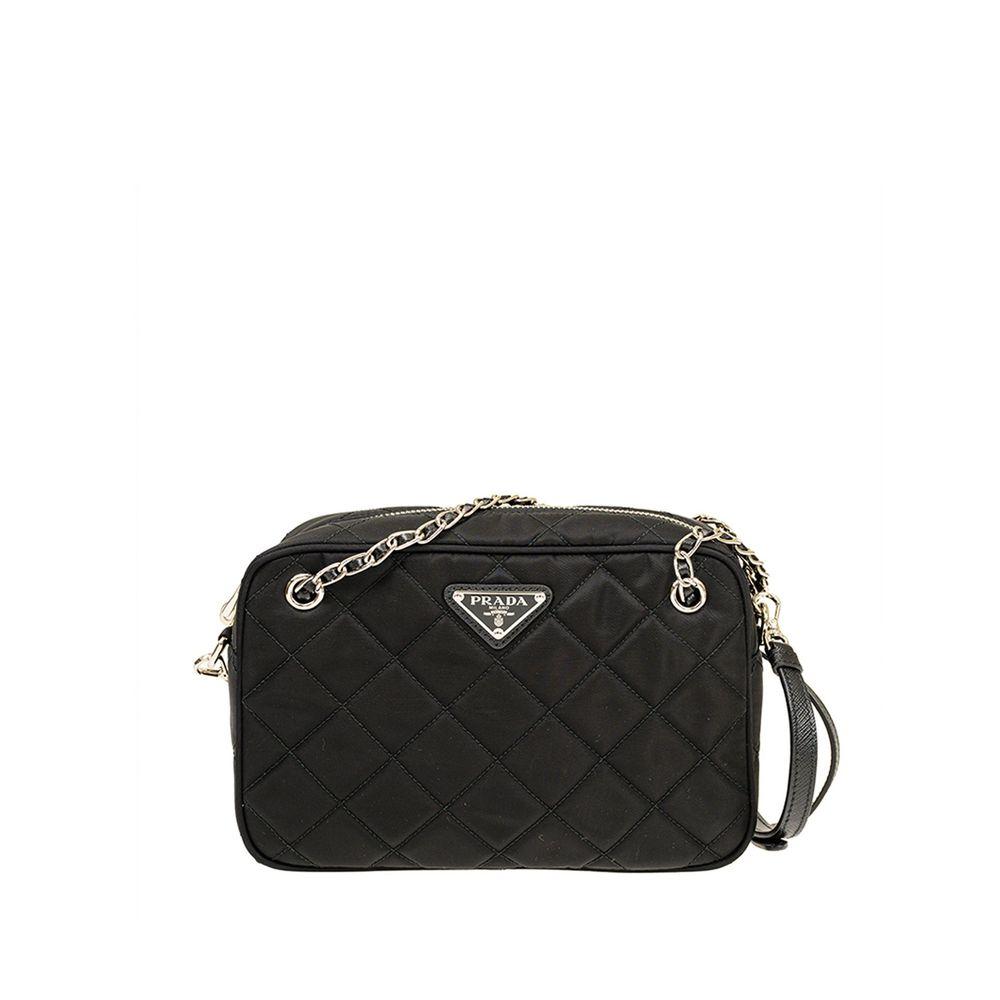 Prada Sand shearling crossbody bag - Crossbody Bags