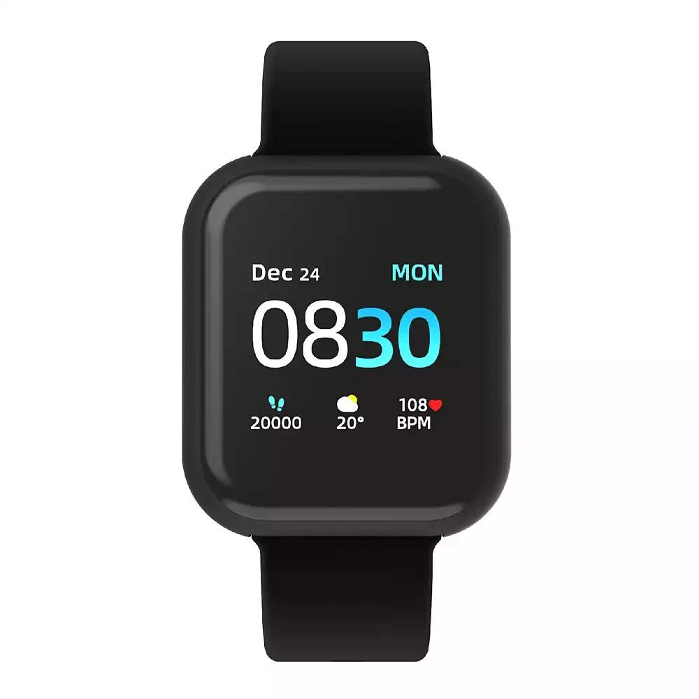 iTouch Air 3 Unisex Heart Rate Black Strap Smart Watch 2