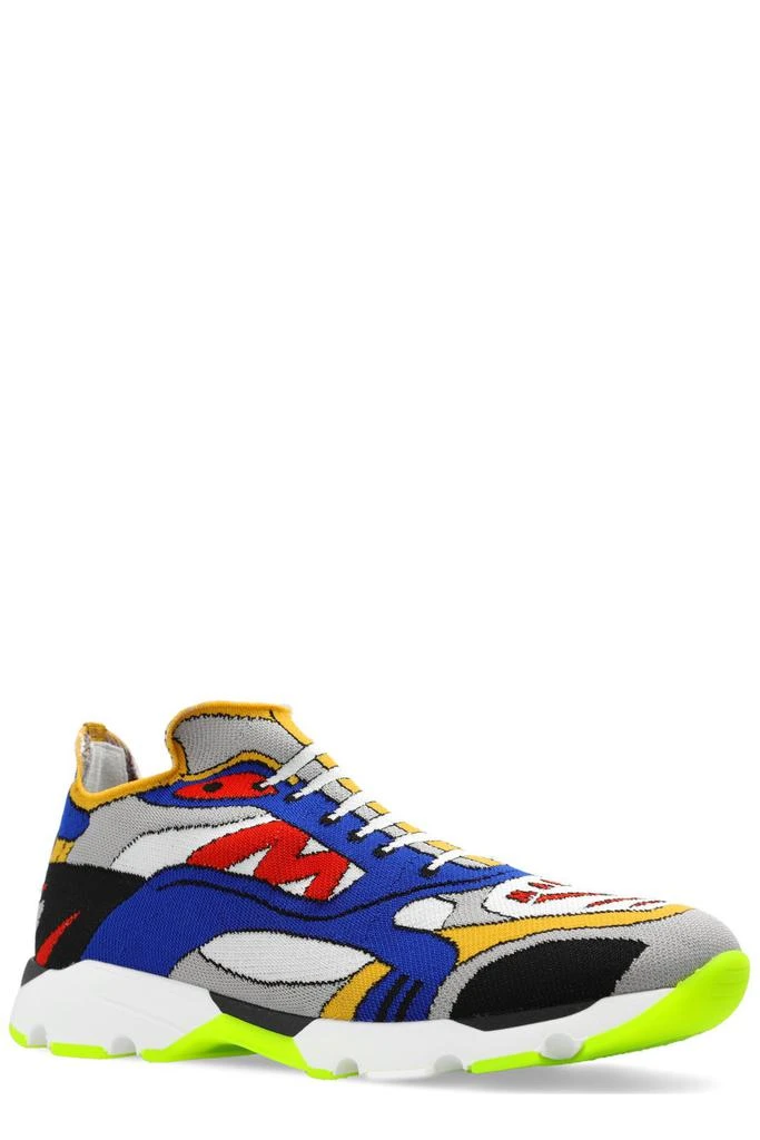 Marni Marni Trompe L'oeil-Printed Round-Toe Sneakers 2